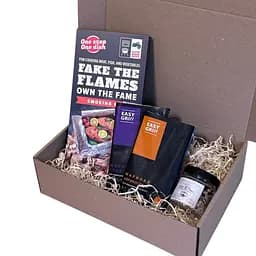 Подарунковий кулінарний набір гурмана — пакет для копчення, маринади у пакеті та копчена грушева сіль (4 в 1)
