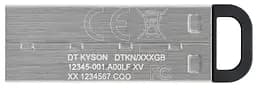 Flash Drives Kingston DataTraveler Kyson 64GB USB 3.2 (DTKN/64GB) Silver/Black (6622888) - мініатюра 2