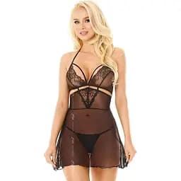 Комплект белья Softline Collection Melania S/M черный