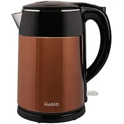 Електрочайник Magio MG-490 із нержавіючої сталі 1.5 л 1240 Вт Бронзовий 