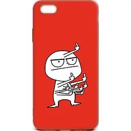 Чохол-накладка Toto Cartoon Soft Silicone TPU Case Apple iPhone SE/5s/5 FK9 Red