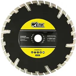 Диск алмазний Werk 230 x 8 x 22.23 мм (64836)