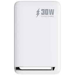 Портативний ЗП Power Bank Wiwu Wi-P031 Magnetic з БЗП Qi2 30W 10000 mAh White - мініатюра 6