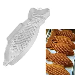 Форма алюмінієва кулінарна "Риба" для приготування випічки, заливного, холодця та желе, Ласунка Сірий 86609