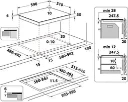 Варильна поверхня Whirlpool WSQ4860NE (індукція) - мініатюра 6