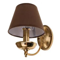 Бра Brille BCL-730W/1 E14 YL/GU настінне накладне класичне з абажуром