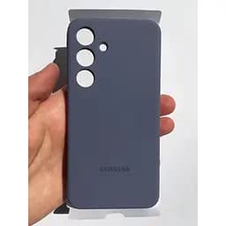 Оригінальний протиударний силіконовий чохол Samsung Silicone Case для Samsung Galaxy S24 Violet EF-PS921TVEGWW - мініатюра 4