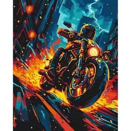 Картина по номерам Brushme Поток Адреналина 40x50 см