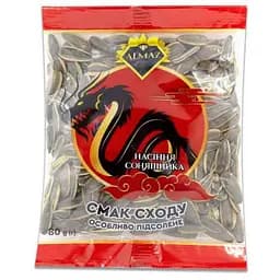 Семена подсолнечника Almaz Вкус востока жареные подсоленные 80 г