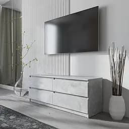 Тумба під телевізор Vays R-6, 4 шухляди без ручок, ЛДСП, 140×40×53 см - мініатюра 6