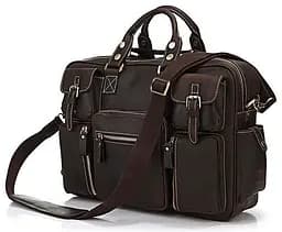 Чоловіча шкіряна сумка Vintage 43х31х13 см sum0012463