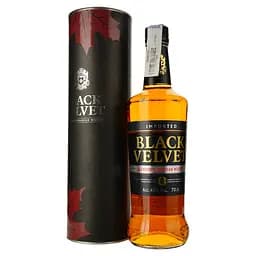 Виски Black Velvet Blended Canadian Whisky 40% 0.7 л в подарочной упаковке