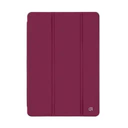 Чохол-книжка для планшета Xiaomi Redmi Pad 2, Smart Fold Pen, бордовий, 11 дюймів, з екошкіри + TPU, з магнітною застібкою, підставкою, тримачем під стилус, протиударний, з функцією Wake/Sleep, ArmorStandart (ARM86110)