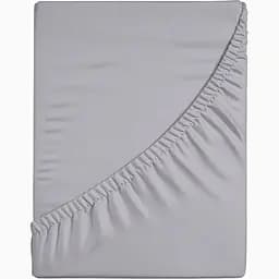 Простыня на резинке LeLit микрофибра P-0191 90х200+25 см серая (le2000000301792)