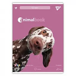 Набір зошитів для записів А4 Yes Animalbook 48 аркушів в клітку 3 шт. (682002) - мініатюра 4