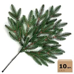 Гілка ялинки штучна Hvoya Classic зелена 60 см 10 шт.