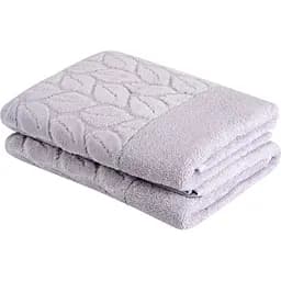 Набір рушників Soho Leaves Gray 50х90 см 2 шт. (50*90 2 шт бавовна 100% Leaves G)