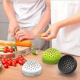 Друшляк силіконовий портативний фільтр для консервних банок, Kitchen Master Білий 87270 - мініатюра 8