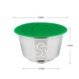 Покращена багаторазова металева капсула для кавоварки Krups Nescafe Dolce Gusto Дольче густо ICafilas - мініатюра 2