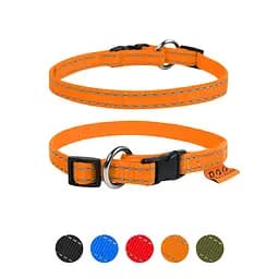 Нашийник Dog Extreme з нейлону регульований (ширина 14мм довжина 23-35см) помаранчевий - мініатюра 2