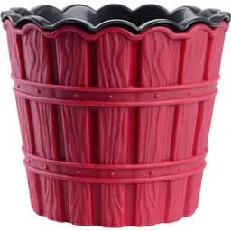 Горшок для цветов Violet House Bamboo Red с внутренней вставкой 1.2 л (0982 BAMBOO SMART RED 1.2 л.)