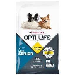 Сухой корм Opti Life Senior Mini Опты Лайф суперСеньор для пожилых собак мини и малых пород 7,5 кг