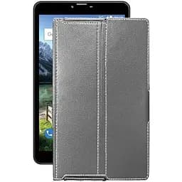 Чохол StatusCASE з екошкіри для планшету Bravis NB851 8 3G Сірий