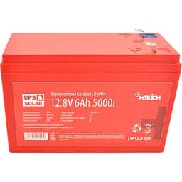 Аккумулятор Merlion LiFePO4 12V (12,8V/6Ah/76,8Wh) (LFP12.8-6US) [152855]