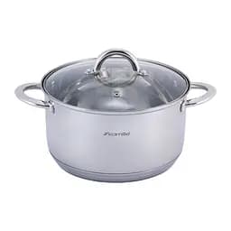 Кастрюля Kamille с крышкой, 6 л (KM-5774)