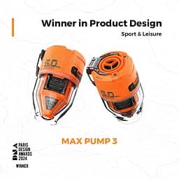 Насос-ліхтар кемпінговий Flextail Max Pump 3, помаранчевий - мініатюра 2