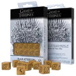 Набор кубиков Game of Thrones. Baratheon 10xD6 Dice Set (10 шт.) (GOT/00190166/2025/4/B)