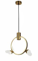 Люстра LED Levistella 918VP102 BRZ, 12W, 4500K, бронзовый металл, современный стиль для гостиной