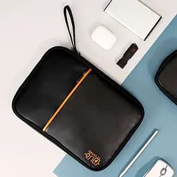 Органайзер для дротів і планшета LoveYouHome до 11'' 28х20х3 см чорний (59030) - мініатюра 6