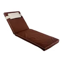 Матрас для шезлонга Ost-Fran Mосс коричневый 2714/2710, 192x60x8 см