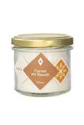 Груша та бренді Мініатюри 130 мл Соєвий віск