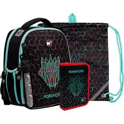 Рюкзак Yes H-100 Collection Robohero з пеналом та сумкою (559773)