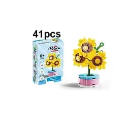 Конструктор Цветы в горшке, 123-935, от 36 деталей