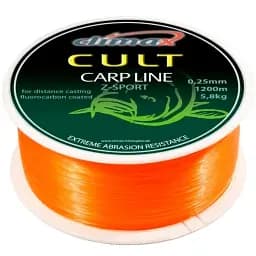 Волосінь Cli мax Cult Carp Line Z-Sport 1300 м (orange) 0.22 мм 4.4 кг