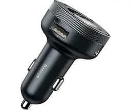 FM-трансмітер Baseus Enjoy Car Wireless MP3 Charger Wireless 5.0+5V/3.4A Black (CCLH-01) [61086] - мініатюра 3