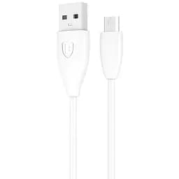 Кабель Baseus Mini White Cable USB to MicroUSB 4A 1m CAMSW-D02 White