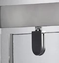 Душові двері Dusel FA516 100x190, універсальні, прозорий, хром - мініатюра 5