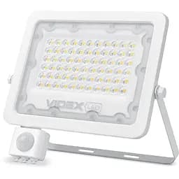 Прожектор Videx LED F2e 50W 5000K з датчиком руху та освітленості (VL-F2e505W-S) - мініатюра 3