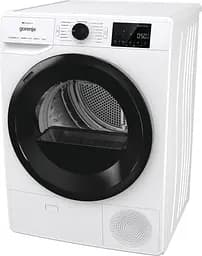 Gorenje Сушильна машина тепловий насос, 9кг, A++, 60см, дисплей, 16 програм, Wi-Fi, білий - мініатюра 2