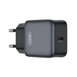 Мережевий зарядний пристрій XO L155(EU) PD30W 1USB-C fast charger Чорний - мініатюра 6