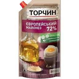 Майонез Торчин Європейський 72% 500 г
