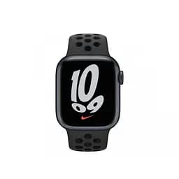 Смарт-годинник Apple Watch Nike Series 7 GPS 41 mm Midnight Aluminum Case w. Anthracite/Black Nike Sport Band (MKN43) - мініатюра 2