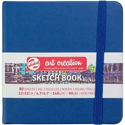 Блокнот для графики Royal Talens Art Creation 12х12 см 140г/м2 80л Navy Blue