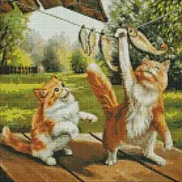 Алмазная мозаика Ideyka Хороший улов AMO7653 40х40см