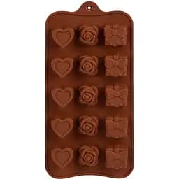 Силиконовая форма для конфет Love 15 шт 20,5×10,3 см R34957