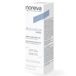 Зволожуючий крем для обличчя Noreva Aquareva 24h, легкий, 40 мл (P01067) - мініатюра 2